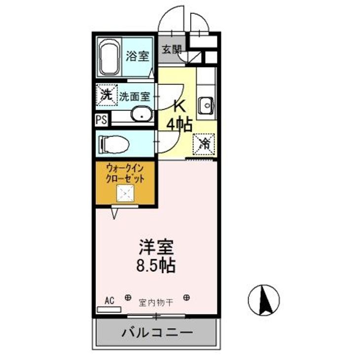 ロックパイン Bの間取り