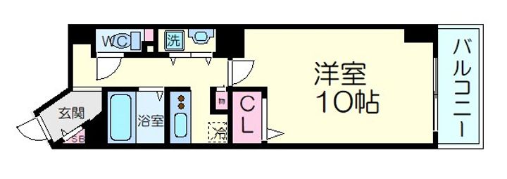 ビレイユ眞英河原町の間取り