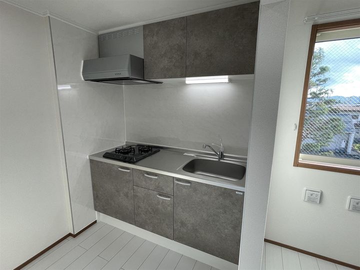 山形県天童市大字清池(アパート)の賃貸物件のキッチン