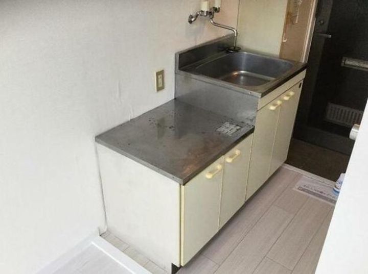 神奈川県厚木市三田(アパート)の賃貸物件のキッチン