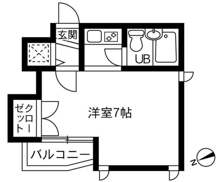 東京都狛江市元和泉2(マンション)の賃貸物件の間取り