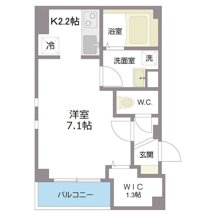 東京都荒川区東日暮里1(マンション)の賃貸物件の間取り