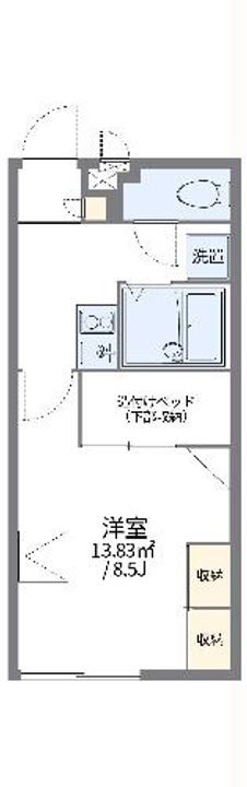 レオパレスEIKIの間取り