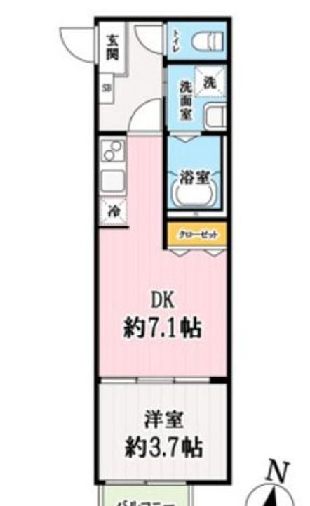 キャメル西所沢の間取り