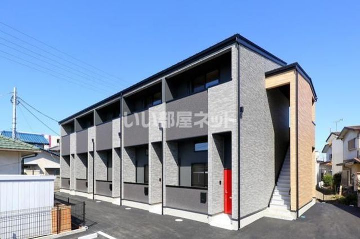 群馬県高崎市江木町(アパート)の賃貸物件の外観
