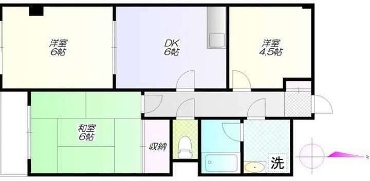 東京都大田区久が原1(マンション)の賃貸物件の間取り