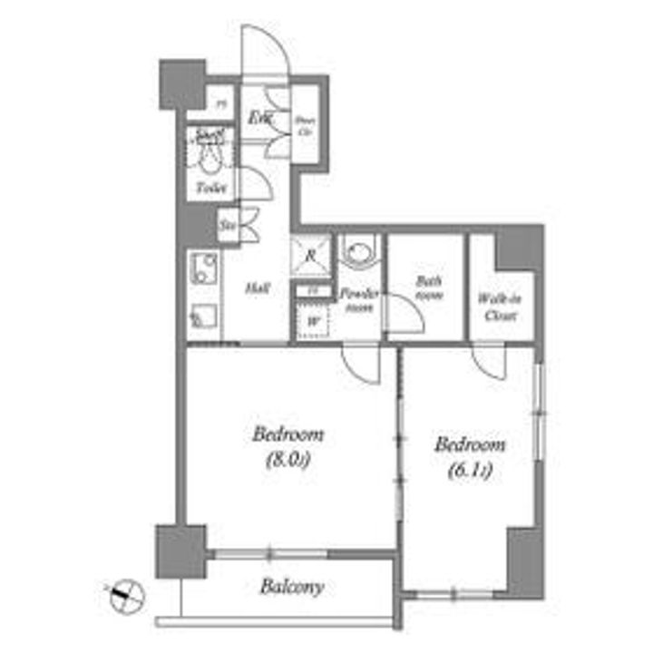 ルクレ代田橋の間取り