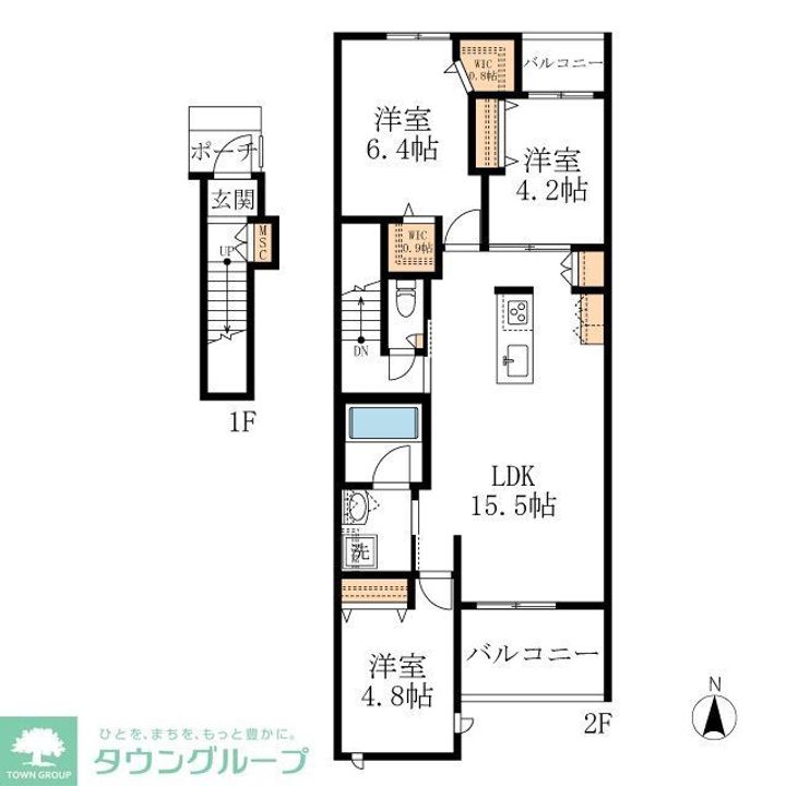 GRANDE VILLA 山の手の間取り