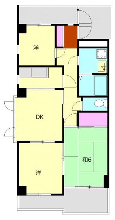 レジデンス浜野IIの間取り