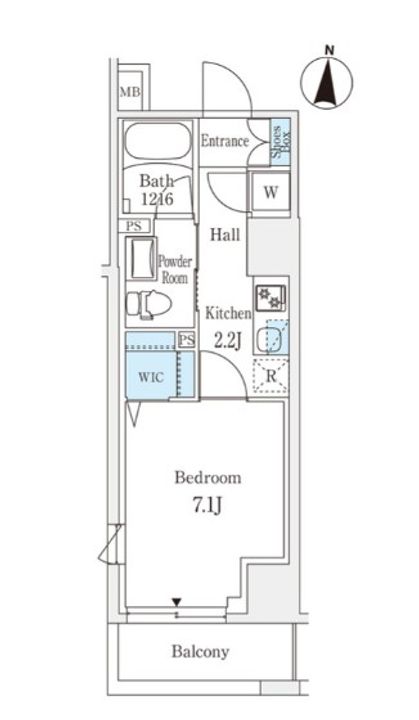 東京都練馬区豊玉北5(マンション)の賃貸物件の間取り