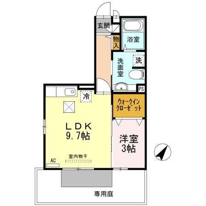 広島県呉市広古新開4(アパート)の賃貸物件の間取り