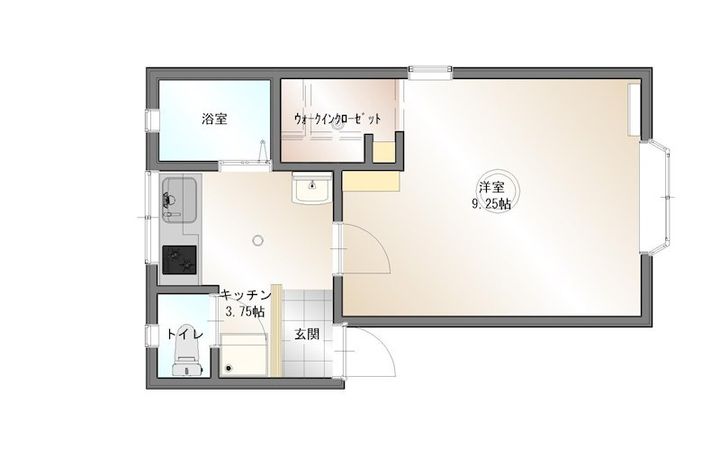 マーセルグリーンシャトーの間取り