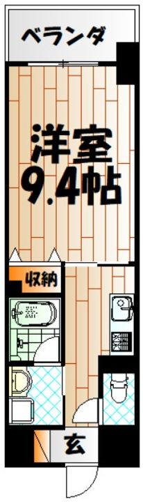 クルーズ レーヌの間取り