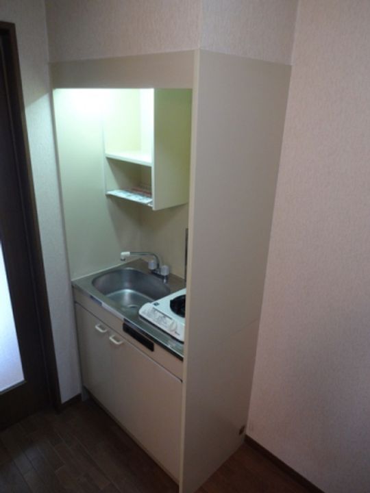 滋賀県東近江市五個荘石塚町(アパート)の賃貸物件のキッチン