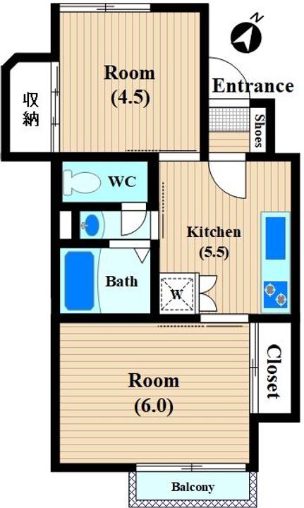 ハウスM&I・Cの間取り
