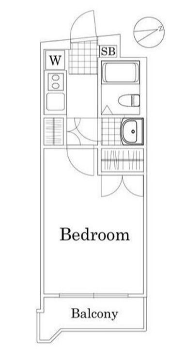 東京都狛江市東和泉1(マンション)の賃貸物件の間取り