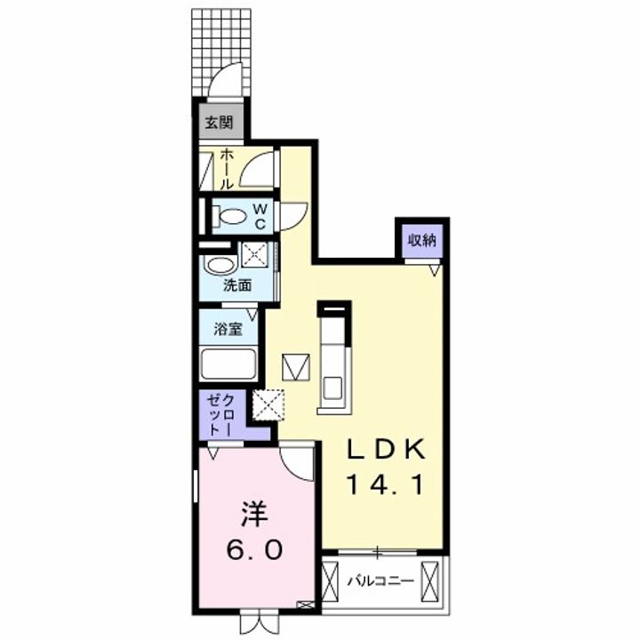 カルム メゾンIIの間取り