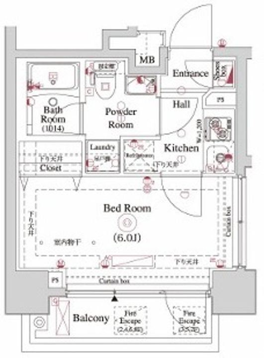 OMNIA横濱阪東橋の間取り