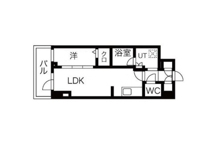 東京都新宿区高田馬場3(マンション)の賃貸物件の間取り