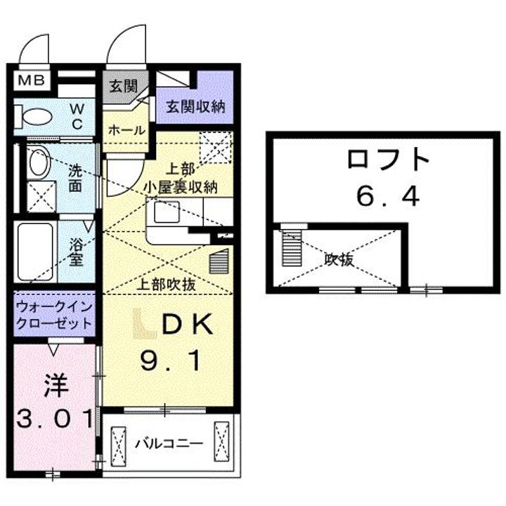 ベル エトワールの間取り