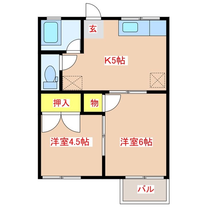 キリンガドーの間取り