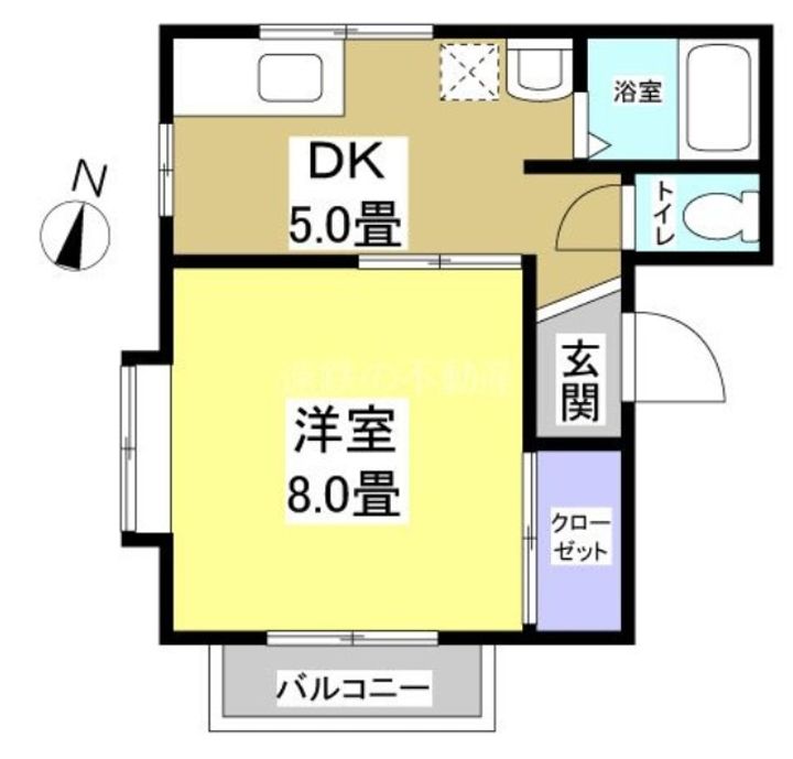 静岡県浜松市中央区上島6(アパート)の賃貸物件の間取り