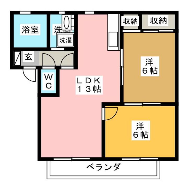 ドミール西脇の間取り