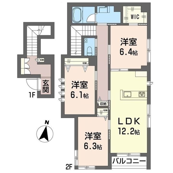 ブラウンIIIの間取り