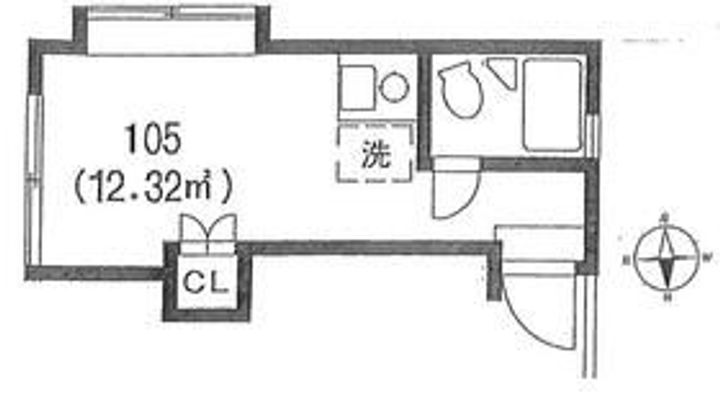 ピュアハウス千代崎の間取り