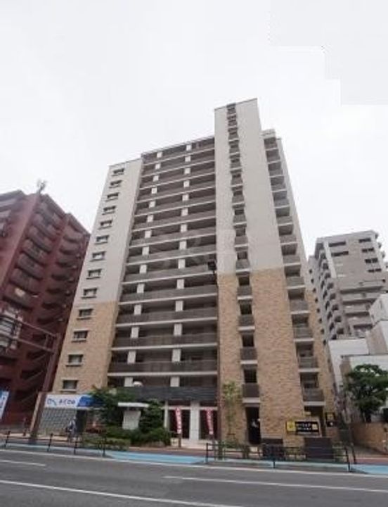 福岡県福岡市中央区荒戸2の賃貸マンションの地図