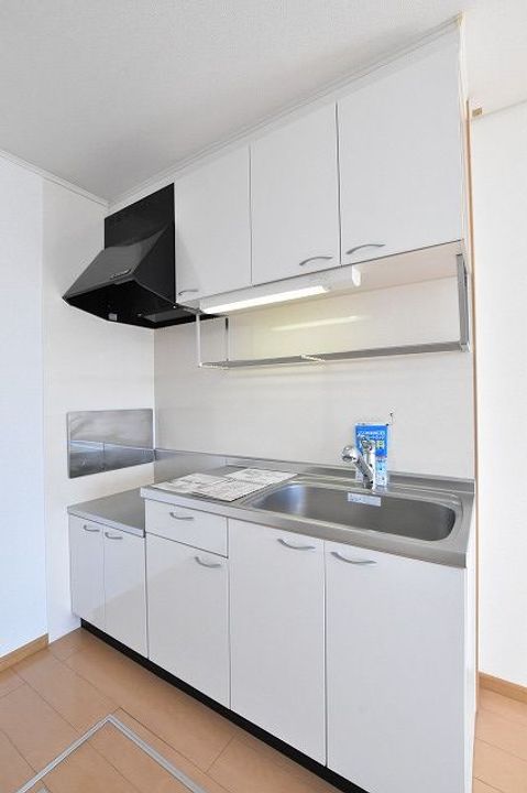 栃木県大田原市宇田川(アパート)の賃貸物件のキッチン