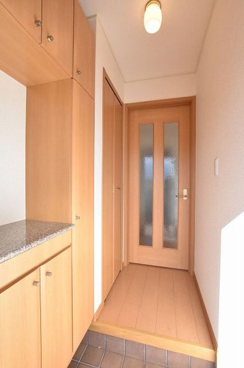 栃木県大田原市宇田川(アパート)の賃貸物件の玄関