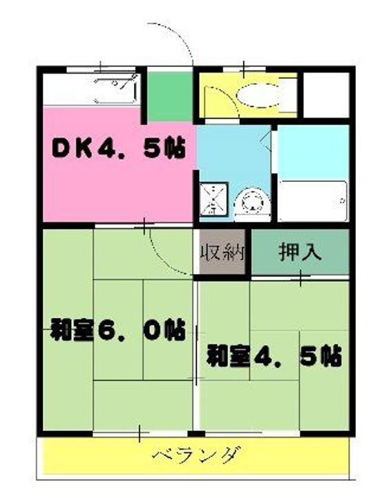 パレットハウスの間取り