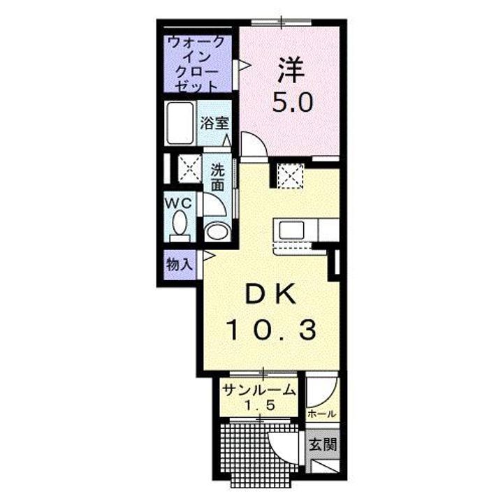 プラシードの間取り