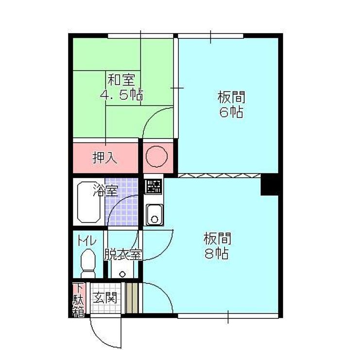 コーポ野尻の間取り
