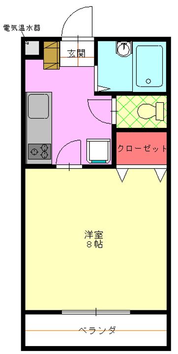 ブランシュ・フルールの間取り