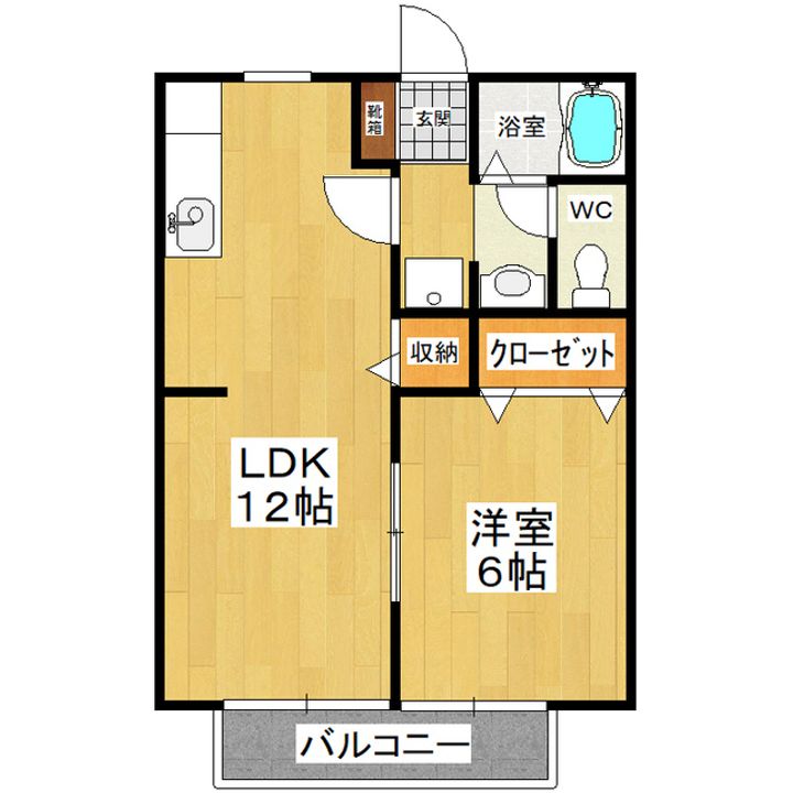 メゾンボナセーラA棟の間取り