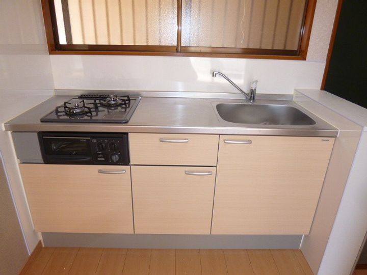 茨城県牛久市上柏田4(アパート)の賃貸物件のキッチン