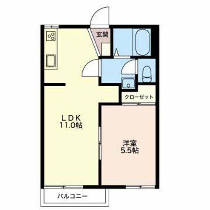 愛知県碧南市鴻島町4(アパート)の賃貸物件の間取り