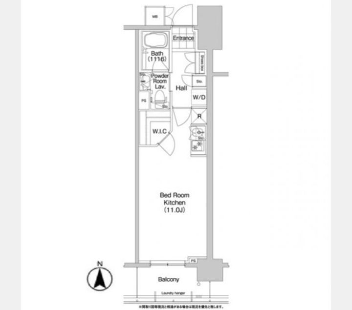 コンフォリア秋葉原EASTの間取り