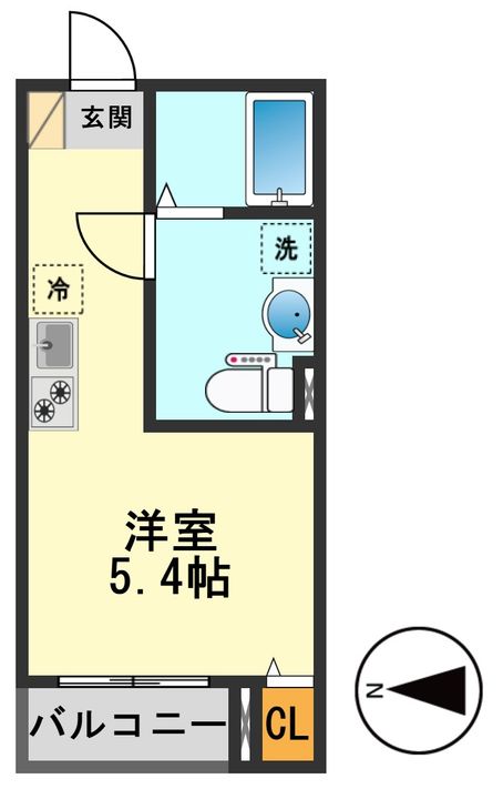 東京都葛飾区柴又7(アパート)の賃貸物件の間取り