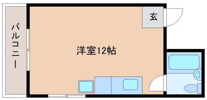 グリーンマンション赤尾の間取り