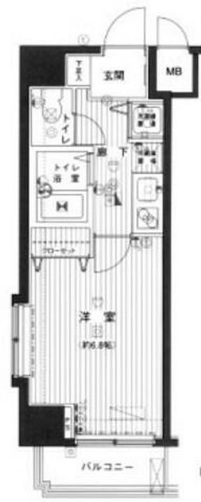 グランド・ガーラ幡ヶ谷Eastの間取り