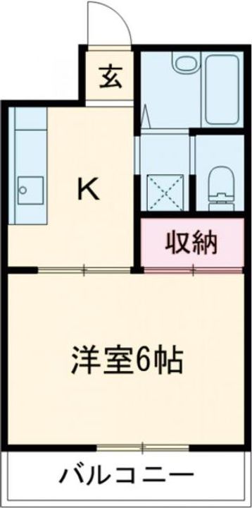 東京都葛飾区亀有1(マンション)の賃貸物件の間取り