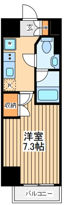 パティーナ川崎南デュオの間取り