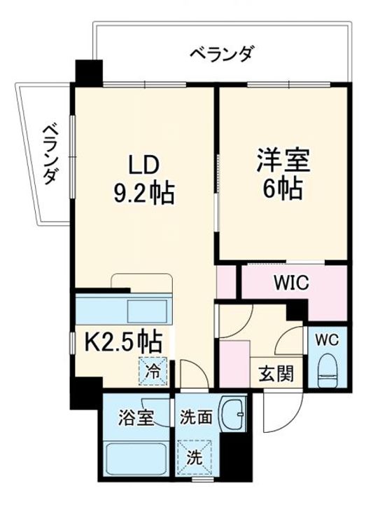 オアシスD棟の間取り