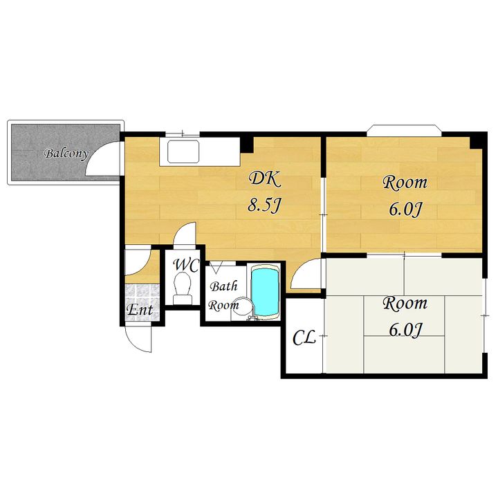 Comfort Kataoka - コンフォート片岡 -の間取り