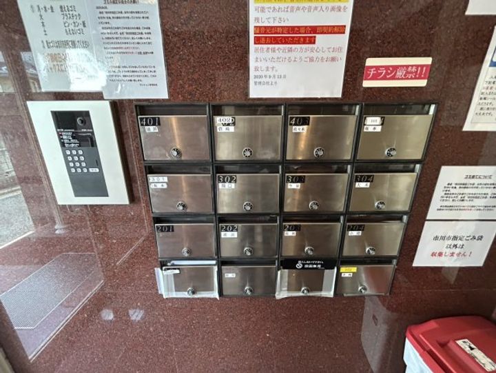 フラットA市川第一の地図