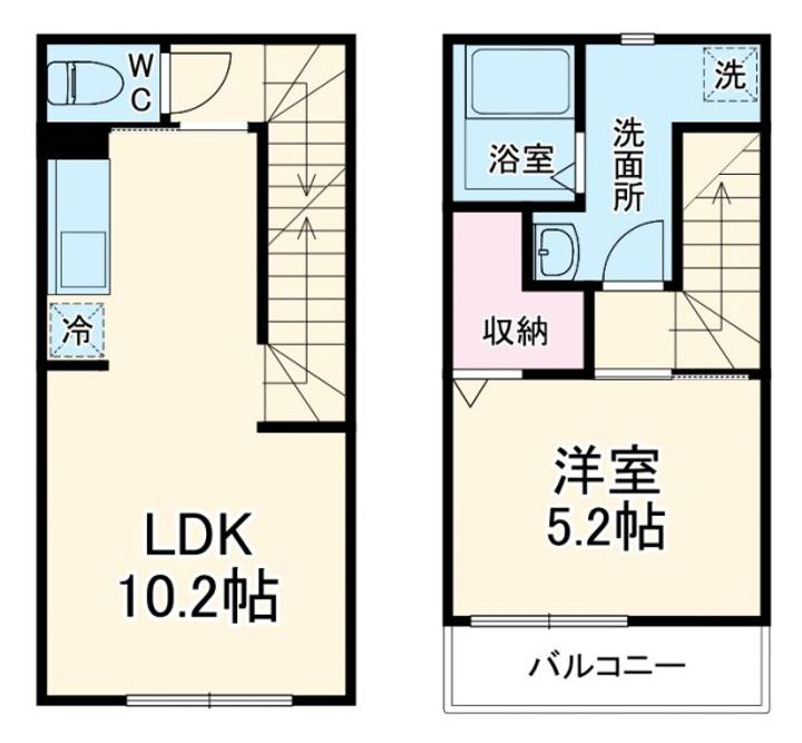 MELDIA岩槻IIの間取り