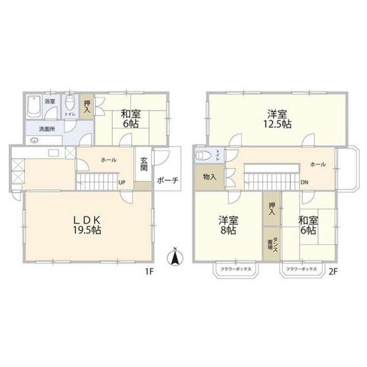 愛知県豊田市平芝町7(一戸建)の賃貸物件の間取り